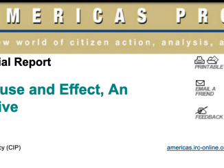 Americas Program Special Report Tony Phillips