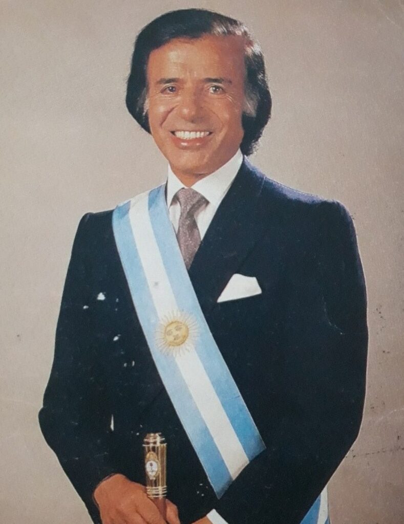Carlos Memen in whose first government the DNU entered the Argentine Constitution 