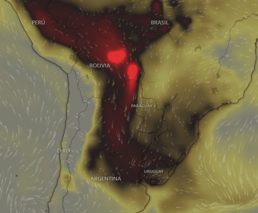 Fires in Bolivia and Smoke in América
